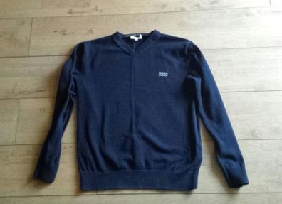 Boss navy jumper size 12xs (10 - 12 years approx)