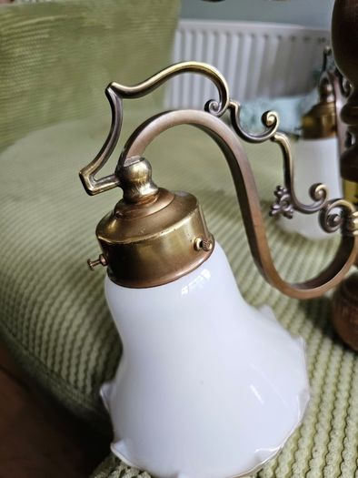 Three-Arm Chandelier, Made in Italy, Mid-20th Century