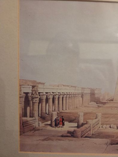 "Grand Approach to the Temple of Philae" framed print