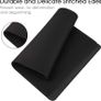 Mouse mat/Large Mouse Pad 600 300 3 mm | XL mousepad | desk mat/Gaming Mouse pad | improved precision and speed | rubber base for stable grip on smooth surfaces | table pad(60 30 Black Image 3