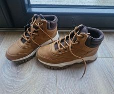Tan Kids worker boots