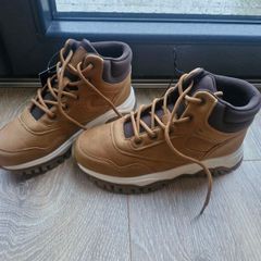 Tan Kids worker boots