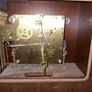 Beautiful Old Hermle Wall Clock Pendulum with 3 Brass Weights Clock in Working Condition Image 6