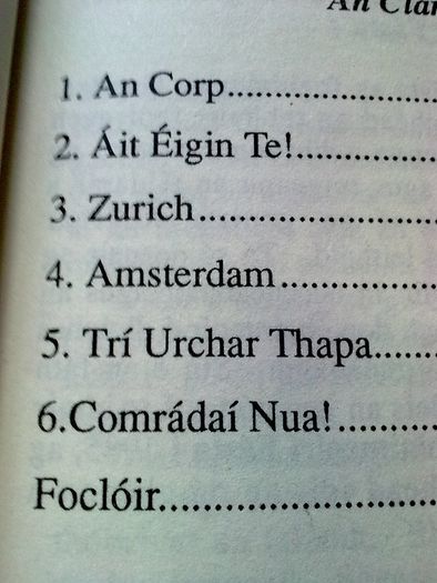 Dunmharu ar an Dart. Irish language murder mystery.