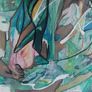 Original Painting Original Floral in Abstract Landscape Pondscape Irish Art Image 5