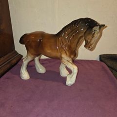 Vintage Sylvac Ceramic Shire Horse
