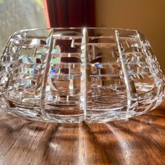 Pristine Vintage Waterford Crystal 7" Bowl, Tralee Pattern.