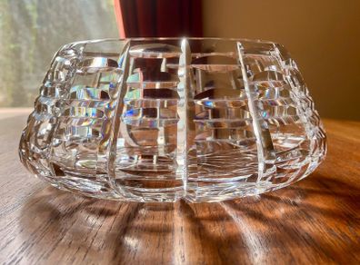 Pristine Vintage Waterford Crystal 7" Bowl, Tralee Pattern.