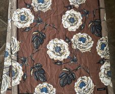 Large Cashmere Scarf with Floral Print