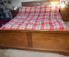 Super king sized Sleigh Bed