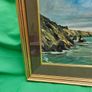 Beautiful Irish Maritime Landscape by Carmel Lynch  Framed Painting on Board Image 2