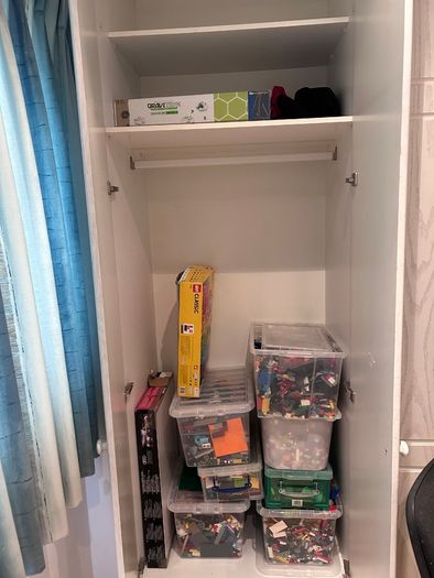 White Wardrobe & Matching Dressing Table / Drawers
