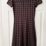 Mango Casual Day Dress - Brown and Black - Size M Image 2