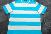 Vintage Fred Perry Striped T-Shirt Mens XL-XXL