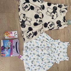 Girls dresses pyjamas and hair clips all brand new