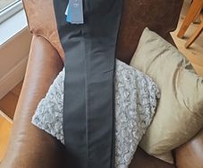 Boys grey Skinny leg trousers 12-13 M&S