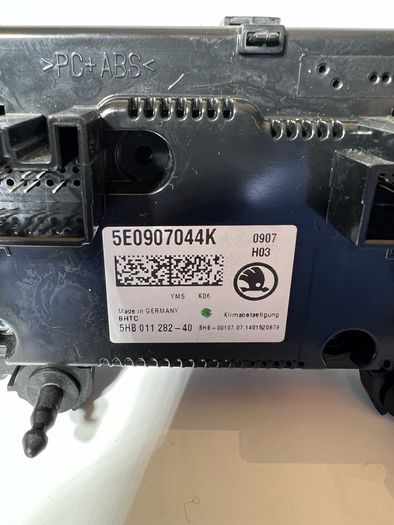 2015 Skoda Octavia Mk3 1.6 Tdi Heater Climate Control Unit 5e0907044k A1l1b51s