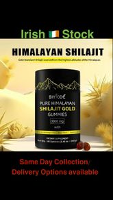 Pure Himalayan Gold Shilajit with Ashwagandha & Gokshura, 60 gummies