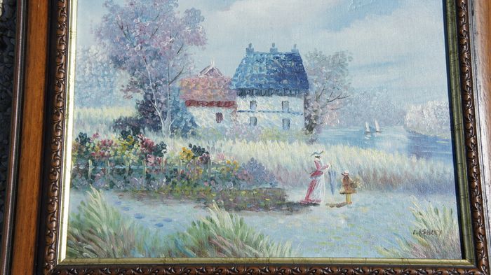 Oil Painting by L.Ashley.