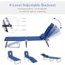 Adjustable Sun Lounger W/Pillow (FREE POSTAGE) Image 5
