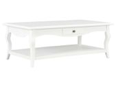 Coffee Table White 110x60x40 cm MDF