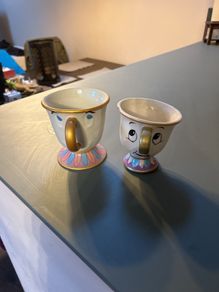 Disney Beauty & the Beast Chip Cups x 2