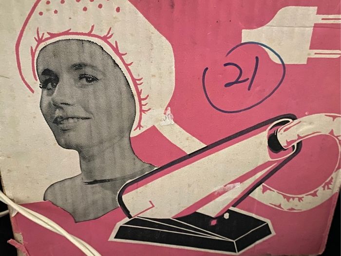 vintage 70s hairdryer retro cool