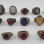 Old World Jewellery Collection 15 Mixed Brass Statement Rings Image 6