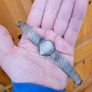 Silver 1940s Swiss Made Omikron Lady's Mechanical Wind up Swiss Watch 800s Silver Image 5