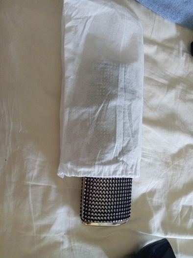 Diamane clutch bag