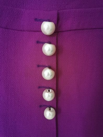 Boutique moschino pearl embellished 100% wool dress UK 16