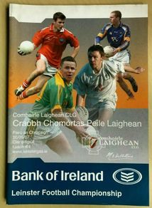2007 Meath v Kildare / Louth v Wicklow - GAA Leinster Football Rd 1 Programme