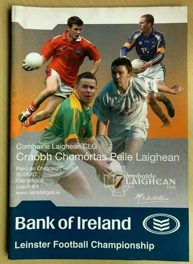 2007 Meath v Kildare / Louth v Wicklow - GAA Leinster Football Rd 1 Programme