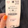 Zara Black Velvet Bomber jacket size M Please see photos Image 7