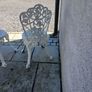 2 cast iron chairs Image 4