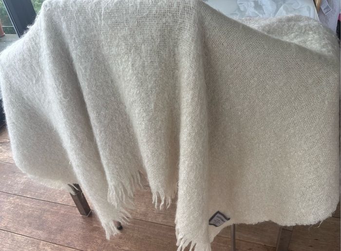 Foxford mohair throw