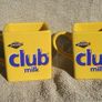 JACOBS CLUB MILK (Club Milk chocolate bar) - a pair of promotional cube shaped mugs (c.1990) Image 4