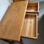 Writing desk hand made solid pine Image 2