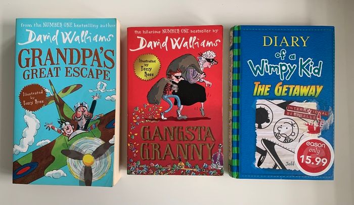LOTS of Childrens Book Bundles - Football Books, Wimpy Kid, Cat Kid, Skulduggery Pleasant etc