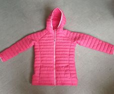 Columbia Girls Powder Lite Insulated Hooded Coat, Pink