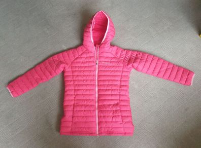 Columbia Girls Powder Lite Insulated Hooded Coat, Pink