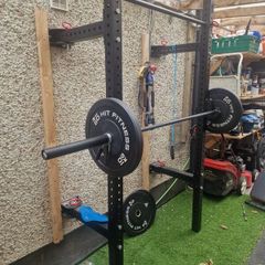 wall mounted folding squat rack