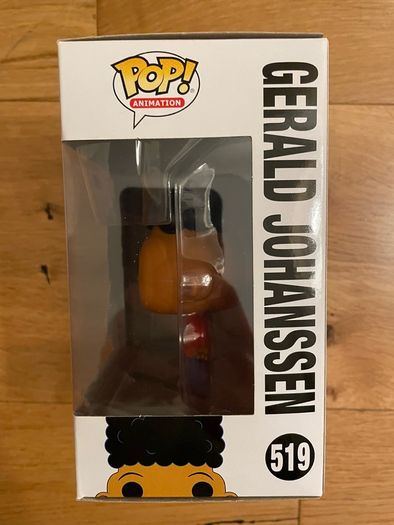 Funko Pop! Gerald Johanssen #519. Hey Arnold. Nickelodeon. Mint Condition.