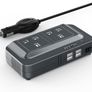 200-300W Power Inverter DC 12V to AC 230V 240V Transformer Car Charger Lighter Adapter with 3 Pin Plug and Dual USB Ports (Black) Image 9