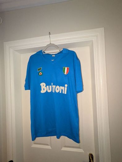 Napoli 1987/88 Home Kit 1980's - Maradona Jersey.