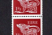 1974 Ireland 10p Multivalue Rolls (se-tenarnd) Perf 14 X 14 1/2 Gerl Definitive Stamps Mint Never Hinged (MNH)