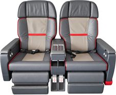 TAP Air Portugal Business Class Recliner Seats Genuine Aircraft Double Seat