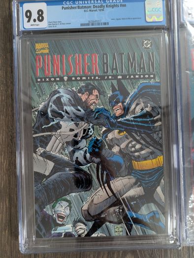 Batman Punisher Cgc 9.8 Mint Condition Graded Comic Books Marvel DC