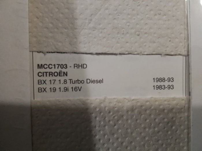 Citroen BX 17 /19 Clutch Cable.