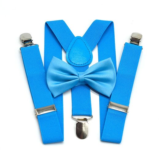 Kids Suspenders with Bow Tie